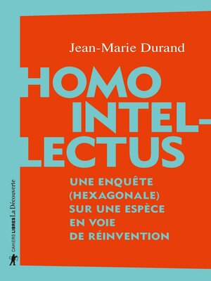 cover image of Homo Intellectus